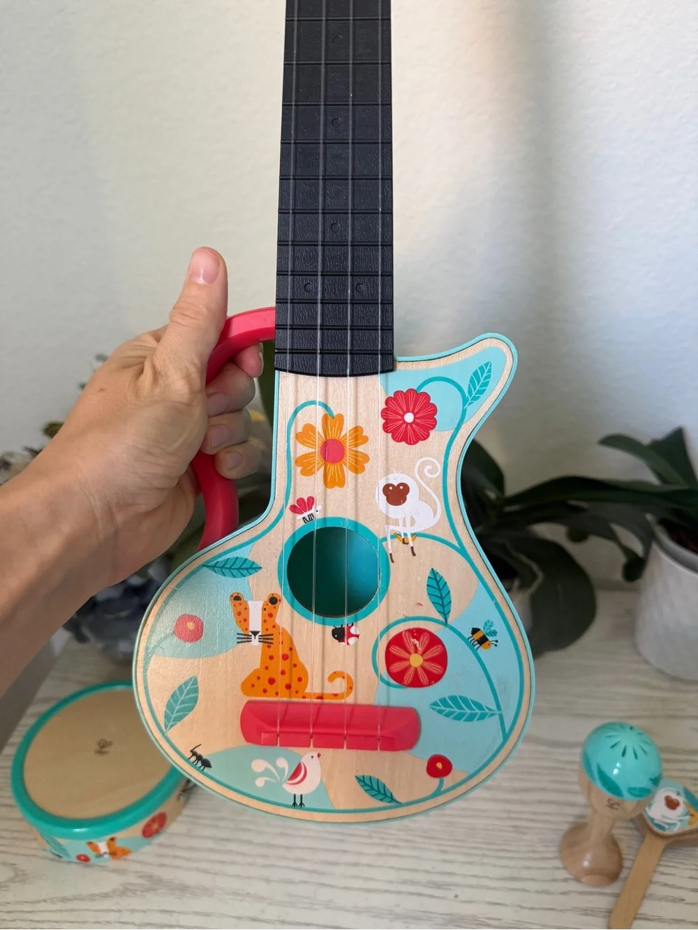 Hape Wooden Musical Instrument Set – 4-Piece